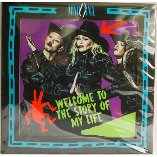 Madonna Welcome To The Story Of My Life 3lp + Dvd Blue Sleeve / Pochette Bleue - Colour Vinyls / Vinyles Couleur