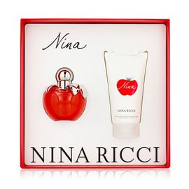 Nina Nina Ricci Eau De Toilette Spray 50 Ml - Lait Pour Le Corps 75 Ml 