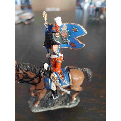 Soldat De Plomb Delprado, Porte-Drapeau Cavalerie Royale 1815