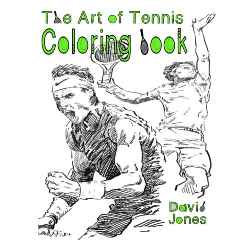 The Art Of Tennis Coloring Book