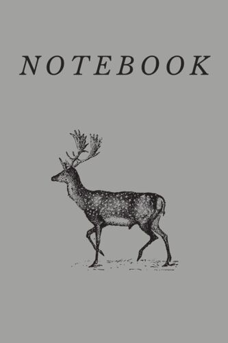 Notebook: Vintage Deer Cover Notebook
