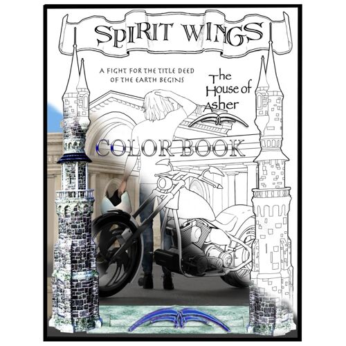 Spirit Wings - The House Of Asher Color Book: Companion Color Book For House Of Asher Book 3