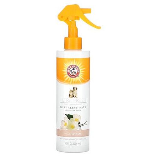 Arm & Hammer Bain Sans Eau Ultra Frais, Spray Pour Chiens, Jasmin Sauvage, 296 Ml