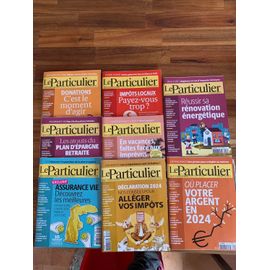 Le Particulier  Lot De 8 Revues Année 2024