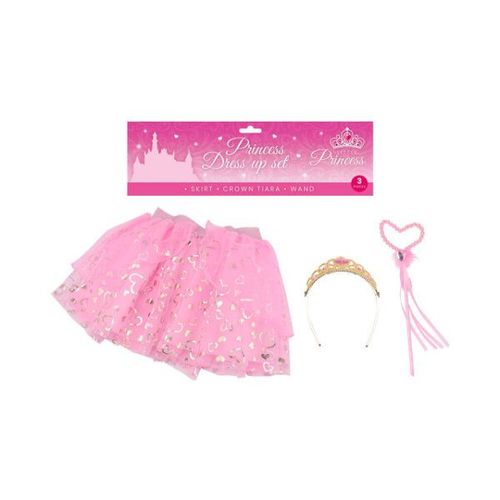 Prinses Verkleed Set, 3 Delig. 3+