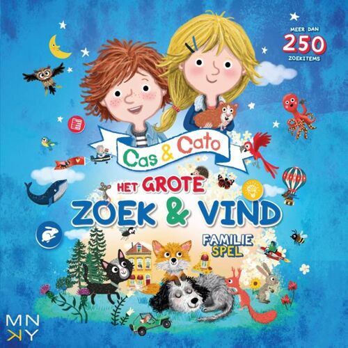 Rebo Rebo Spel: Cas & Cato Het Grote Zoek & Vind Familiespel. 4+