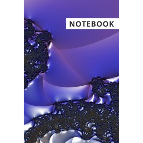 Beautiful Notebook With Fractal Art Cover, Daily Planner, Journal, Corporate Gift, 120 Lined Pages, 6x9, Funny Gift, Boss Gift, Organizer, Office Humor, Gag Gift, Gift For Her, Gift For Him