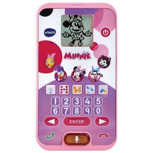 Jouet Interactif - Vtech - Téléphone Éducatif De Minnie - Activités Éducatives - Rose