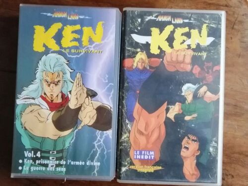2 Vhs Ken Le Survivant - Hokuto No Ken Le Film Inédit Manga Land - Volume 4 Ab Productions - Toei Animation