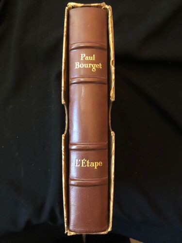 Paul Bourget L Etape, Sous Emboîtage, 1929, Édition Définitive, Hachette