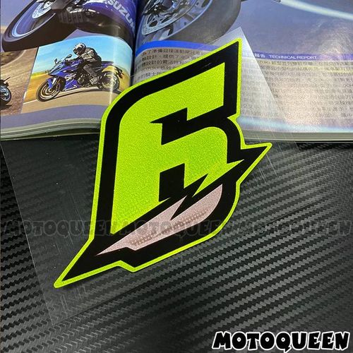 Autocollants De Course De Moto Arabes, Autocollants Numériques 123456789, Couvercle Latéral De Réservoir De Carburant, Carénage De Casque, Pour Motocross, Voiture, Diy Bricolage-Height 6cm-6 Vert