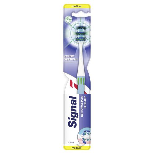Pack De 3 - Signal Brosse À Dents Expert Vertical Medium X1 