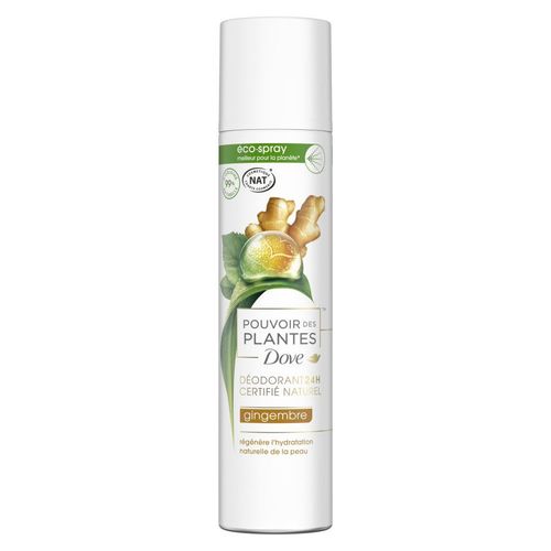 Pack De 3 - Dove Nat Pouvoir Des Plantes Gingembre Eco-Spray 75ml 