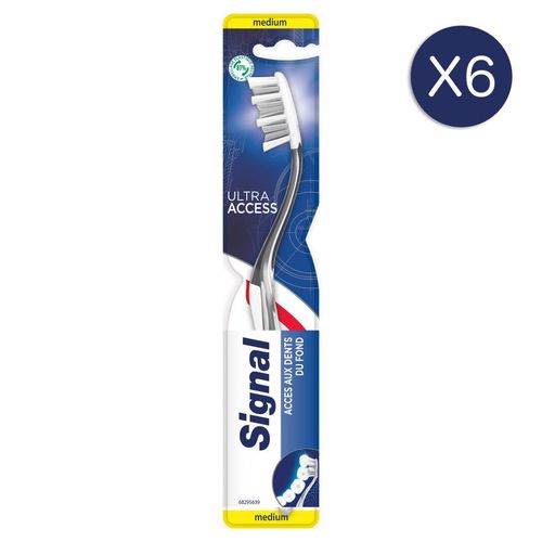 6 Brosses À Dents Ultra Access Medium (Lot De 6 Packs Unitaires) 