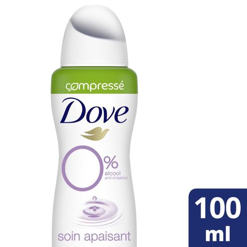 Pack De 6 - Dove 0% Soin Apaisant Ato Compressé 100ml 