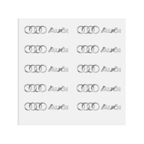 Autocollants D'emblème En Métal Pour Intérieur De Voiture, Autocollant Décoratif Pour Poignée De Porte De Voiture, Pour Audi Sline A4 B7 B8 B9 A3 8p 8v 8l A5-10pcs Audi