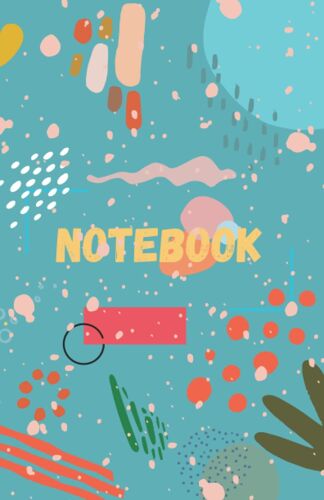 Notebook:: Colourful Notebook Plain Papers With Corners