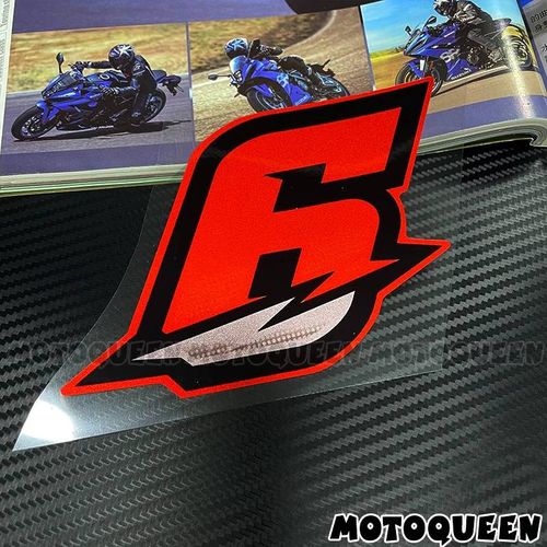 Autocollants De Course De Moto Arabes, Autocollants Numériques 123456789, Couvercle Latéral De Réservoir De Carburant, Carénage De Casque, Pour Motocross, Voiture, Diy Bricolage-Height 6cm-6 Rouge
