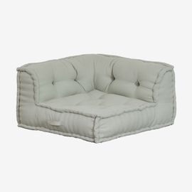 Canapé D'angle Modulable En Coton Dhel Mousse De Céladon