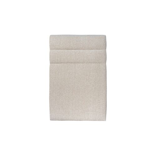 Tete de lit Lignes Bouclette Terracotta - Ep 10 cm rembourré