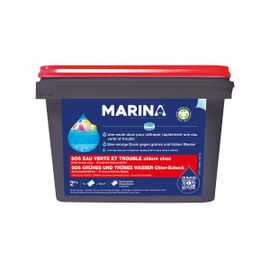 Chlore choc sachet unidose SOS eau verte et trouble pour 10 à 15 m³ - Marina