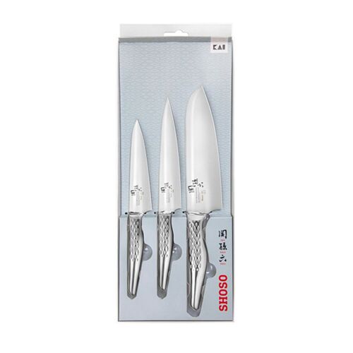 Set 3 Couteaux De Cuisine Shoso 12 15 18