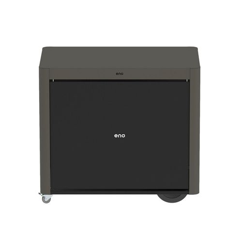 Chariot Achille en acier galvanisé gris + rideaux