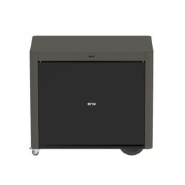 Chariot Achille en acier galvanisé gris + rideaux