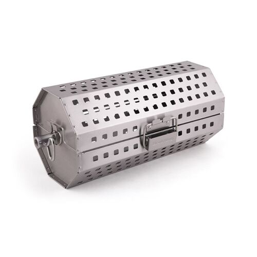 Panier inox pour rôtissoire barbecue