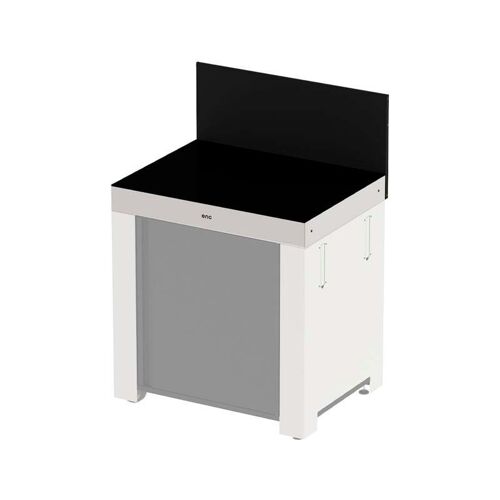 Plan De Travail Pour Cuisine Extérieure Modulo Inox & Noir