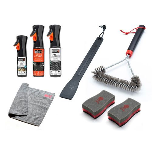 Nettoyant barbecue WEBER Kit de nettoyage bbq Q & Pulse