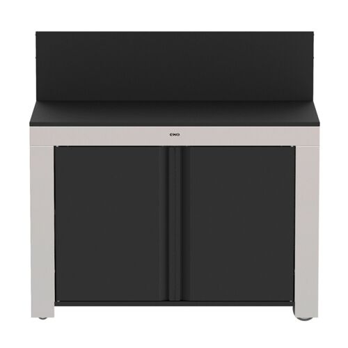 Chariot Plancha ENO Felix 2 portes pour plancha Inox/acier