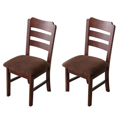Housse extensible pour chaise de salle à manger, coussin amovible en jacquard