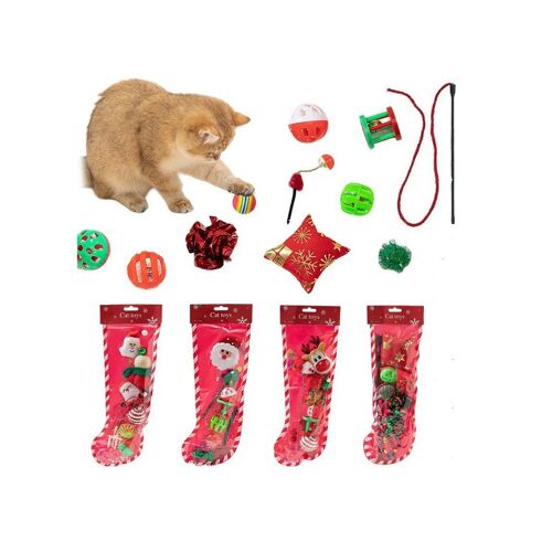 Coffret De Jouets De Noël Pour Chats - Jouets Interactifs Pour Chats - 3 Coffrets Inclus