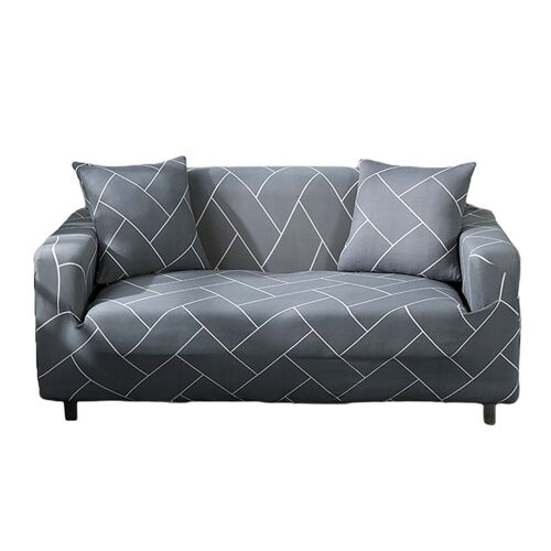 Housse De Protection Extensible Pour Canapé 4 Places, Style Lounge 5