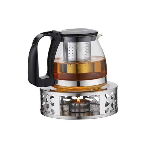 X Chauffe-Théière Creuse Avec Photophore Chauffe-Café Poêle Chauffante