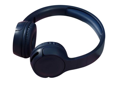 Casque audio sans fil Bluetooth 5.0 supra-auriculaire - Bleu