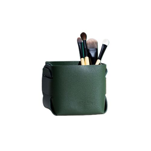 Panier de rangement vert pour pinceaux de maquillage (lot de 2)