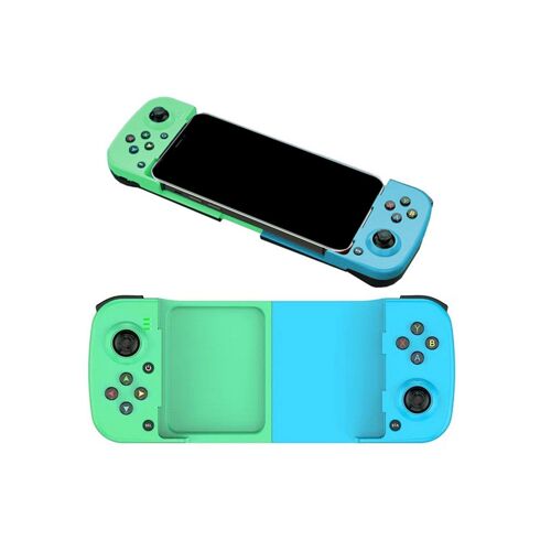 Manette de jeu sans fil Bluetooth 5.0 pour mobile, PS et Switch - Bleue