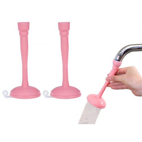Lot de 2 filtres de robinet de cuisine de 15 cm pour économiser l'eau