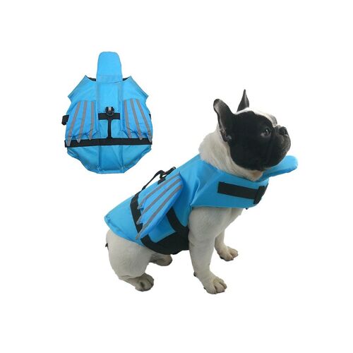 Gilet De Sauvetage Pour Chien 2xl Bleu, Gilet De Sécurité Pour La Natation Et La Flottabilité