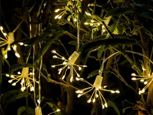 Guirlande Lumineuse Féérique À 100 Led Avec 8 Modes Et Télécommande