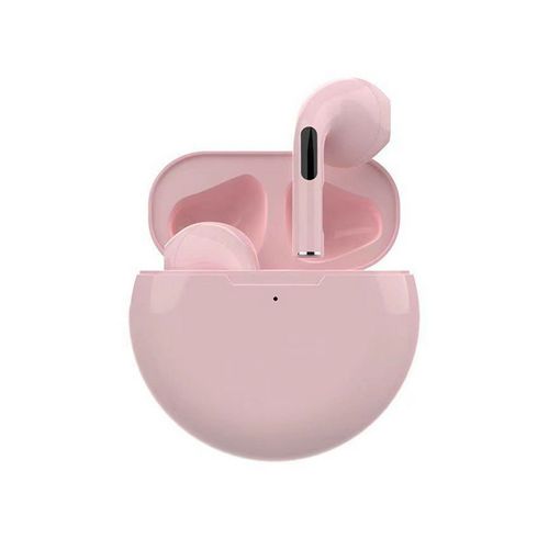 Écouteurs Bluetooth sans fil, écouteurs de sport avec étui de chargement, rose