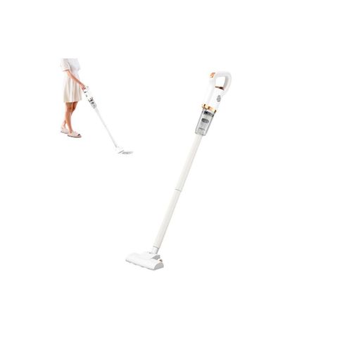 Aspirateur balai à main sans fil avec aspiration puissante - Blanc