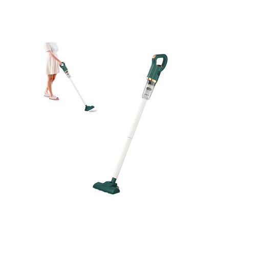 Aspirateur balai à main sans fil avec aspiration puissante - Vert