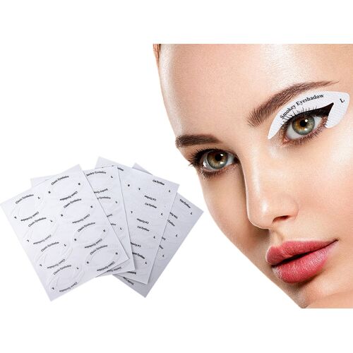 24 Pochoirs Pour Eyeliner Et Fard À Paupières Pour Une Application De Maquillage Rapide 