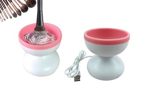 Nettoyeur De Pinceaux De Maquillage Électrique Usb Automatique 