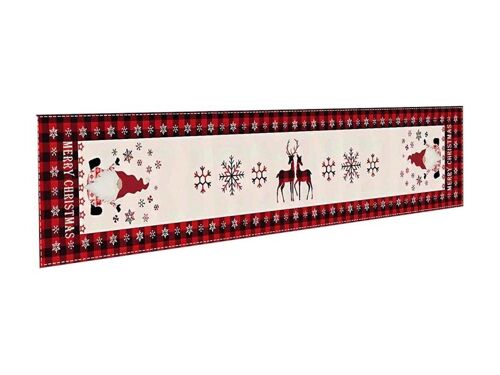 Bannière de porte de garage de Noël 35x300cm avec motifs de Père Noël et de renne