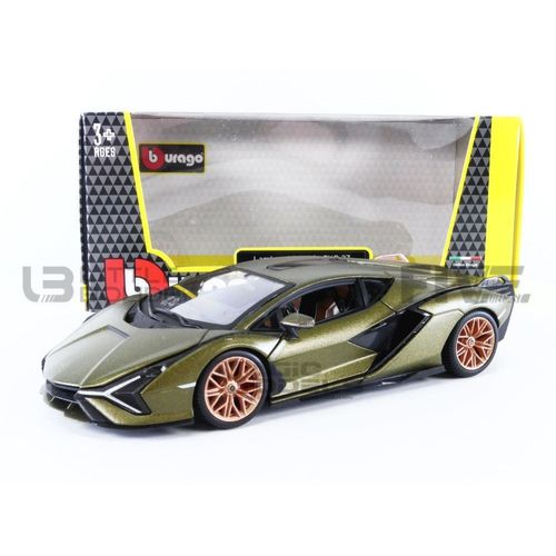 Bburago 1/24 21099gr Lamborghini Sian Fkp 37 - 2019 Diecast Modelcar-Bburago