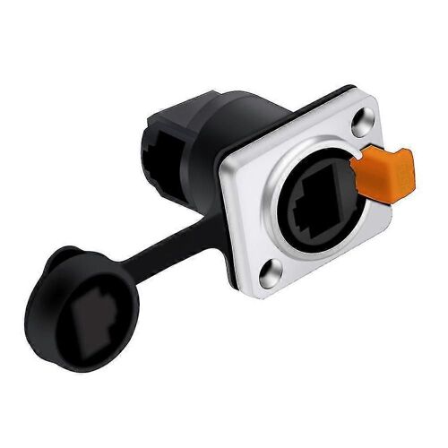 Rj45 Connecteur réseau étanche 8p8c Femelle Panneau Mount Sockets Rj45 Ethernet (style 4)-dt